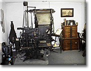 old printing press